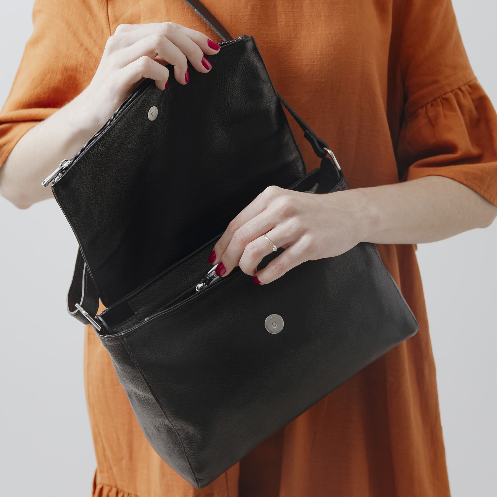 Bolsa Londrina - Preto Liso